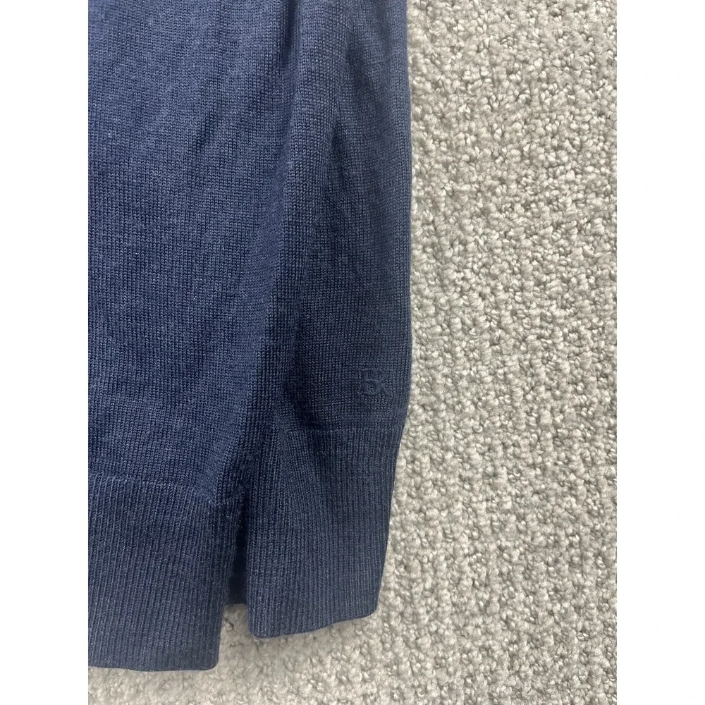 Banana‎ Republic 100% Merino Wool Sweater Mens XL Blue Crewneck Pullover